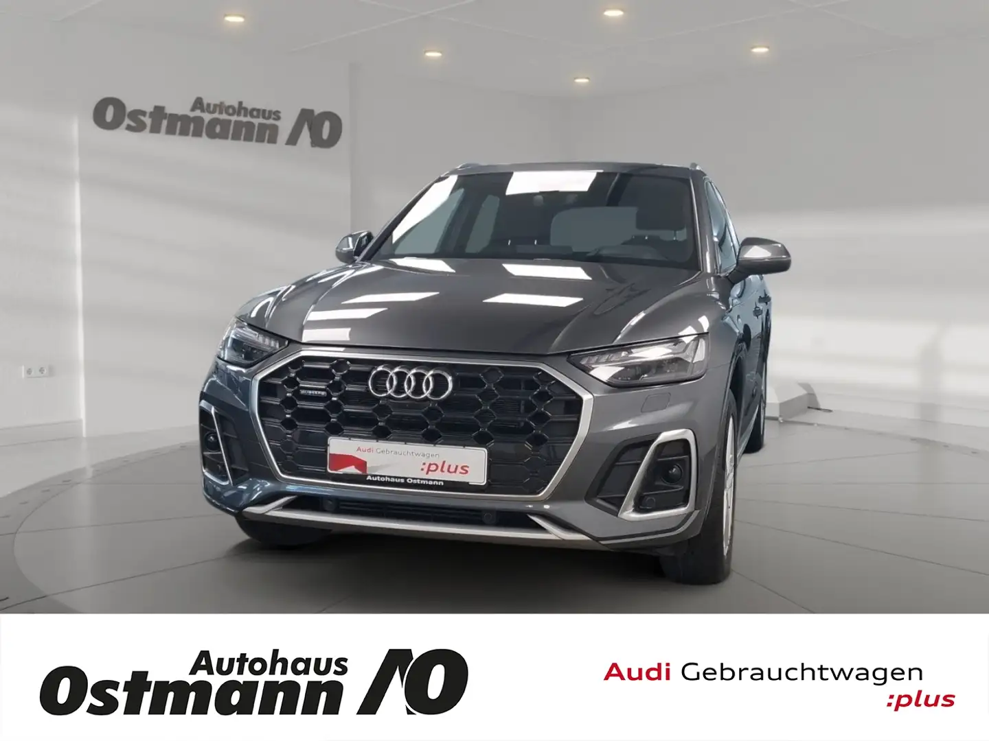 Audi Q5 50 TFSI e quattro S-Line HUD AHK Matrix Navi Grau - 1