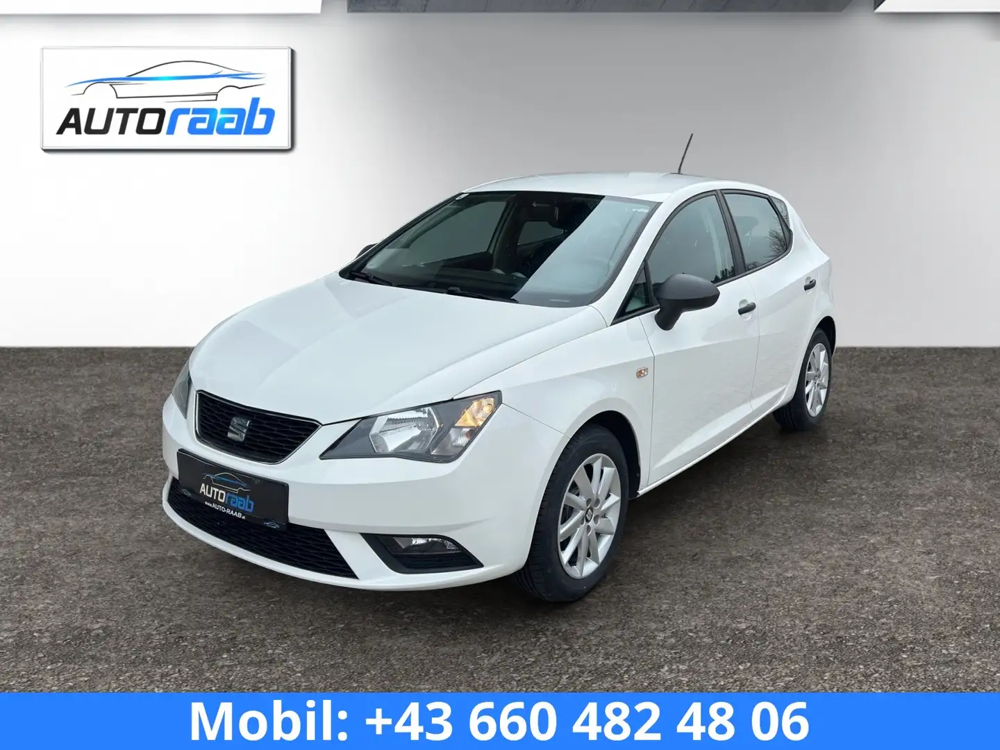 SEAT Ibiza 1,0 TSI Reference *TEMPOMAT*BT-AUDIO*KLIMA* Weiß - 1