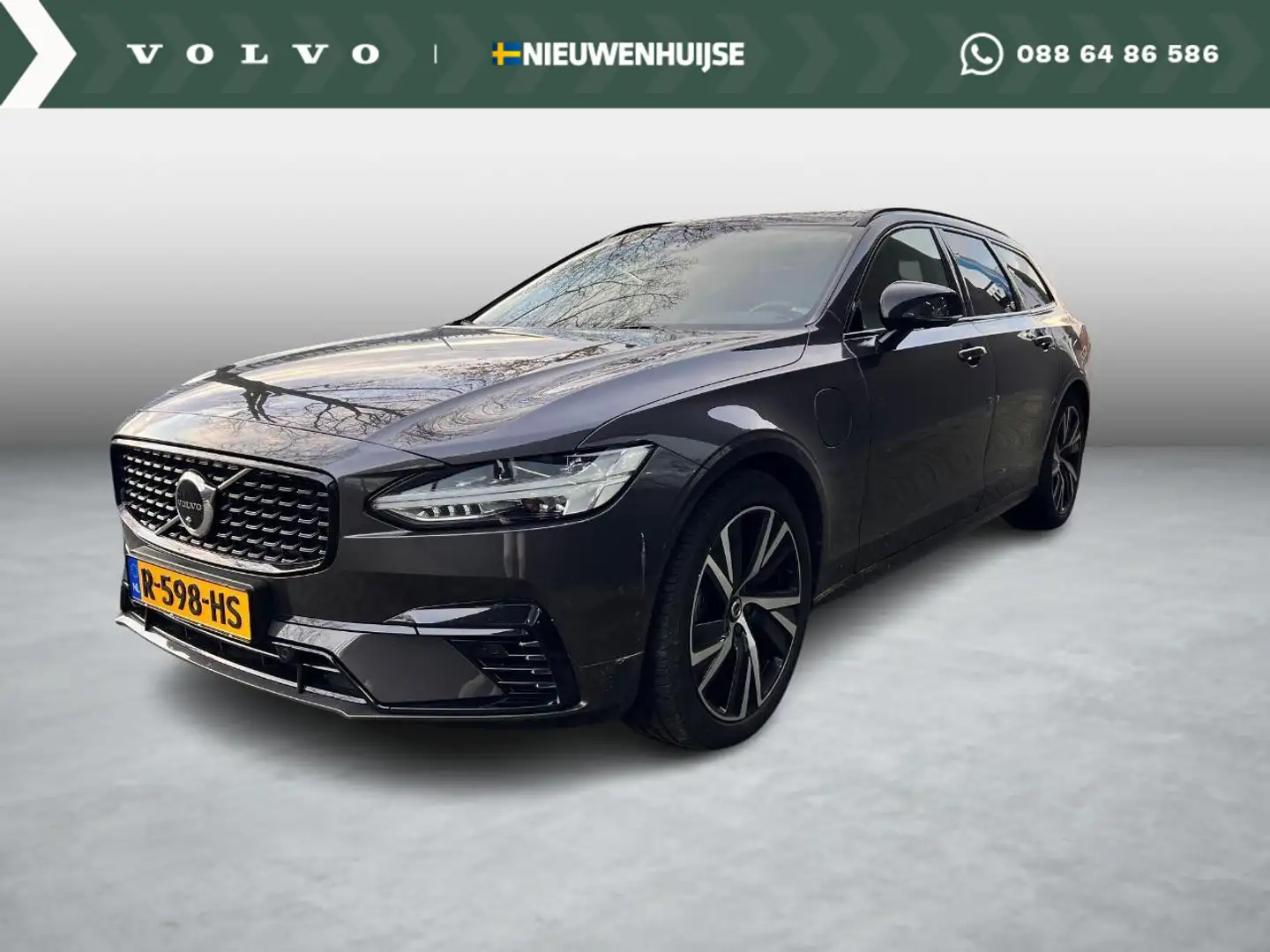 Volvo V90 2.0 T6 Plug-in hybrid AWD Ultimate Dark | Panorama Gris - 1