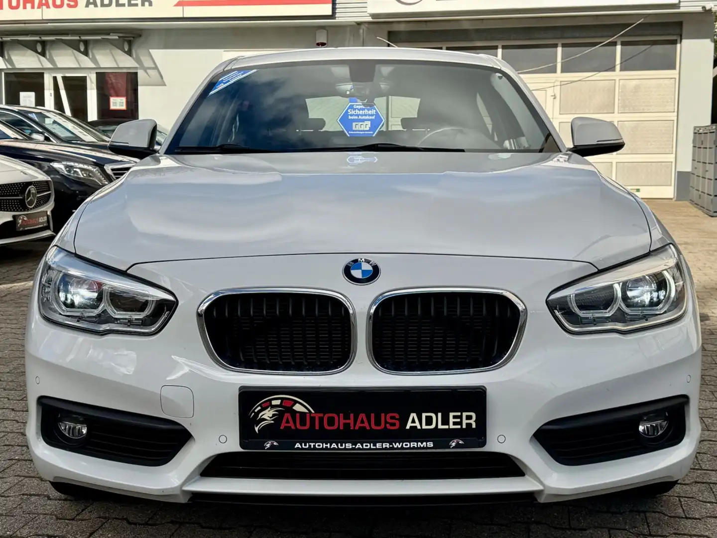 BMW 118 i ADVANT*2HD*PDC*NAV*5TRG*LED*DIG.TACHO*SH*E6 Weiß - 2