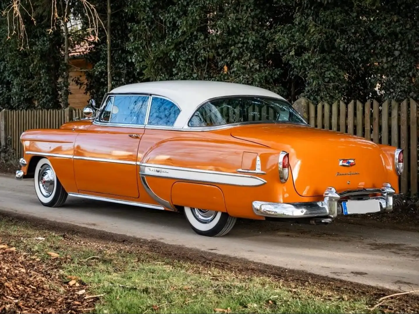Chevrolet Bel Air 2door Coupe, ohne B-Säule, Rarität! Naranja - 2