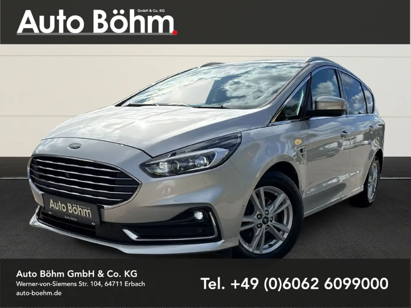 Ford S-Max Titanium 2.0 ACC+LED+Navi+Kamera+DAB+Winter-P. Silber - 1