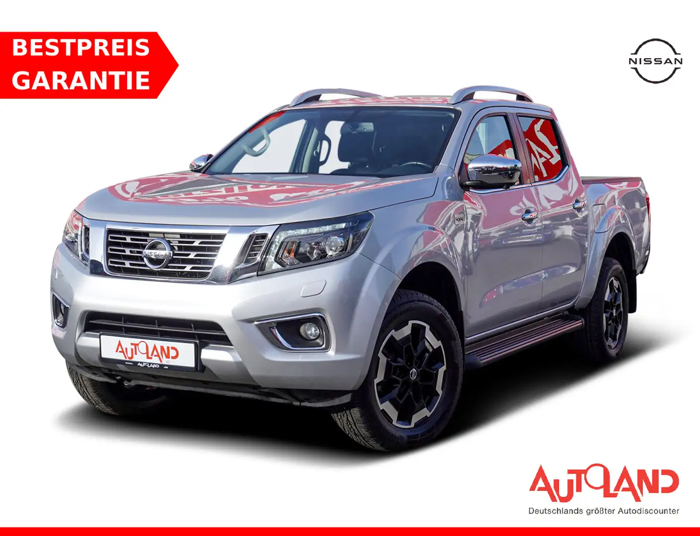 Nissan Navara NP300N-Connecta Double Cab 4x4 AHK 360° Silber - 1