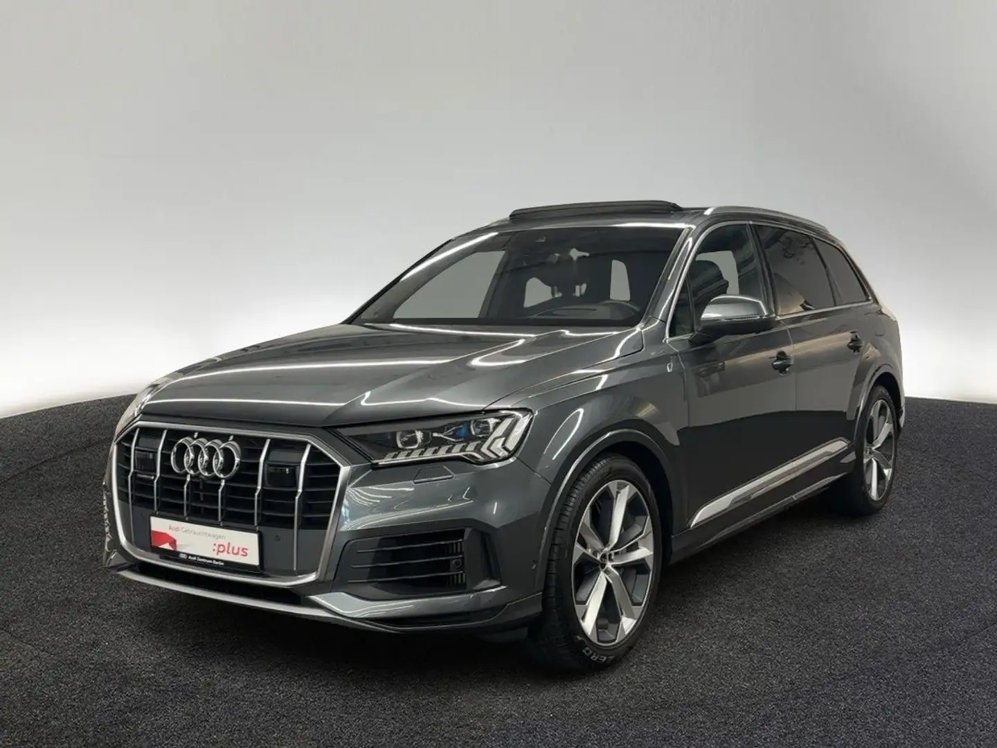 Audi Q7 55 TFSI e qu.tiptr. NACHTS PANO HUD MATRIX 36 Grau - 2