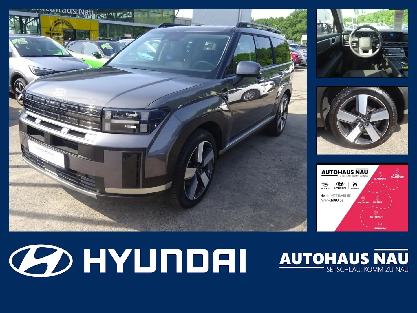 Hyundai SANTA FE 1.6 Turbo PHEV inkl. Big Deal Gris - 1