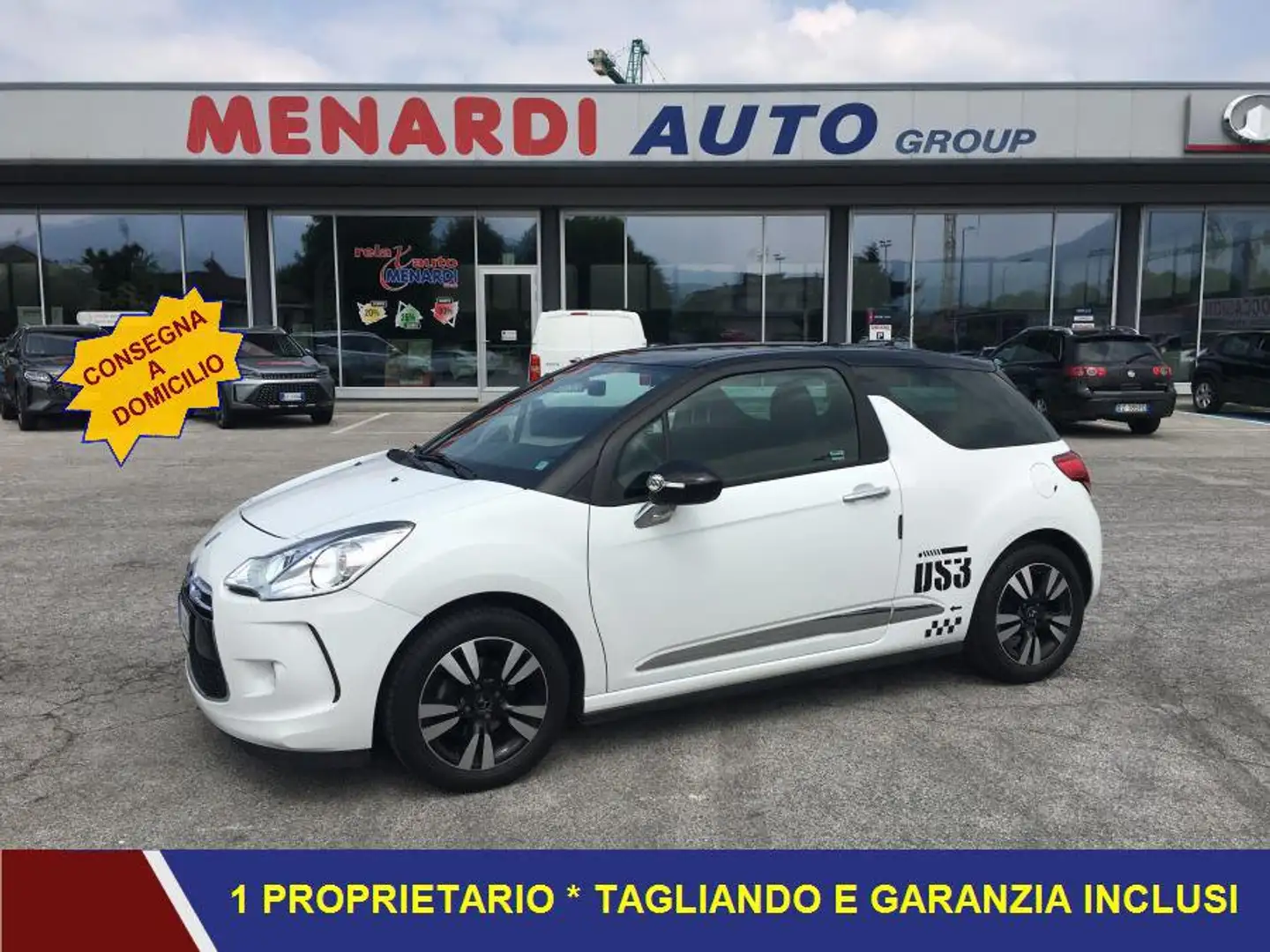 DS Automobiles DS 3 PureTech 82 So Chic OK NEOPATENTATI Bianco - 1