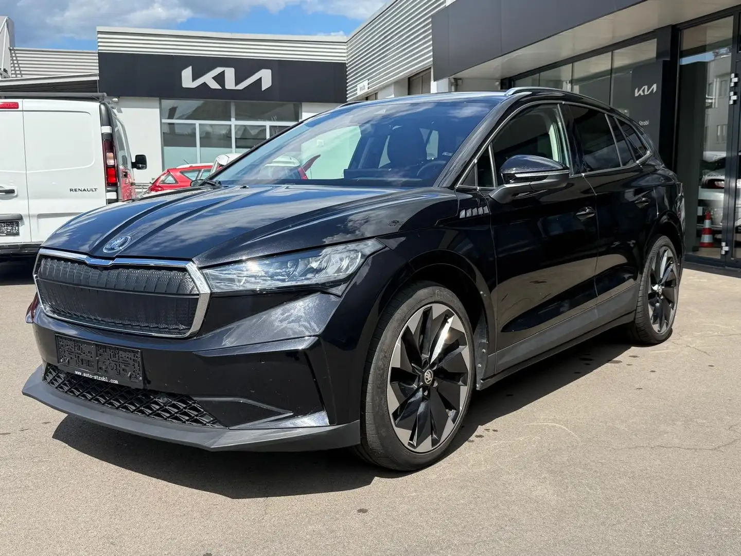 Skoda Enyaq iV 80 82kWh *Leder* *21Zoll* Schwarz - 1