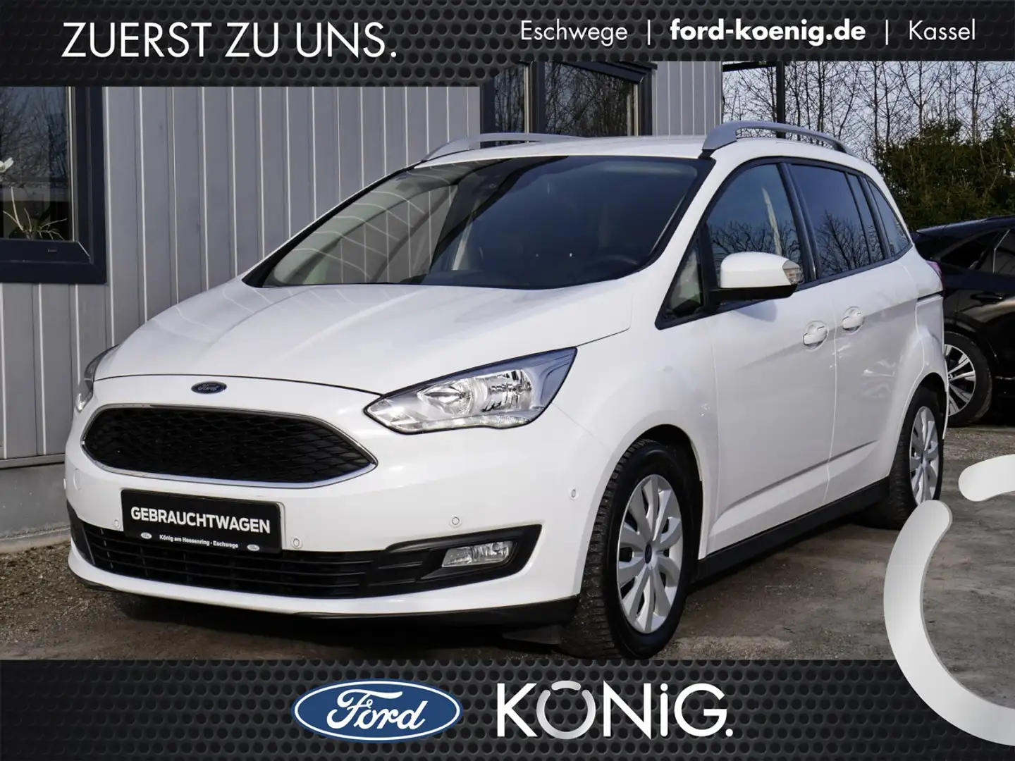 Ford Grand C-Max Cool+Connect 1.0 EB ParkAssist+Navi Klima Navi Bílá - 1