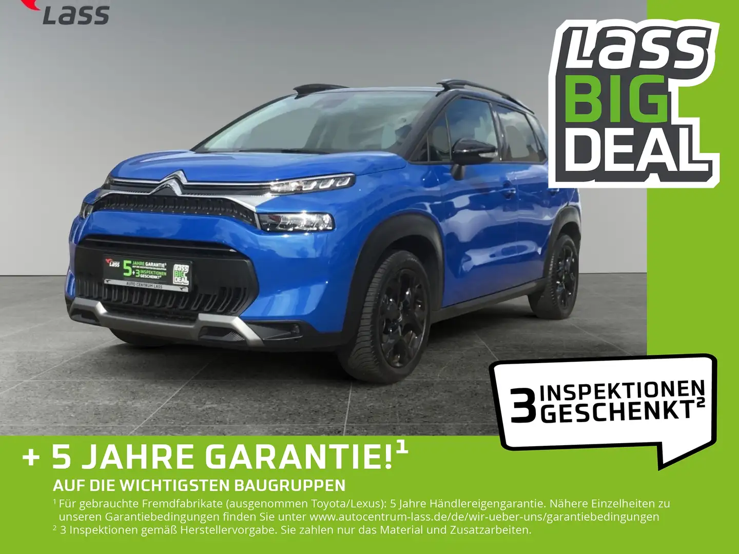 Citroen C3 Aircross 1.2 PureTech Max Technik-Paket+Navi Bleu - 1