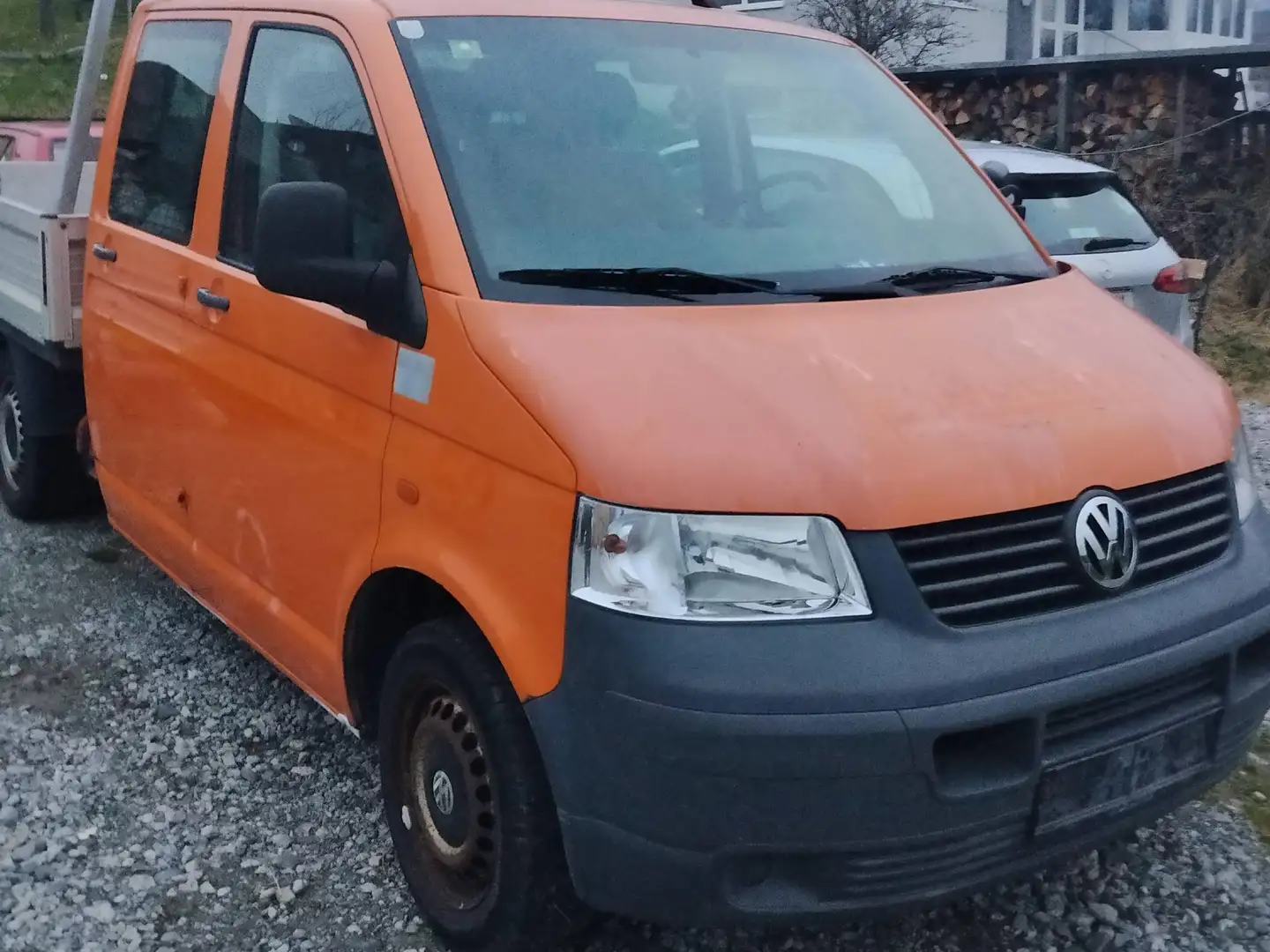 Volkswagen T5 Transporter Doka-Pritsche LR 1,9 TDI Orange - 1