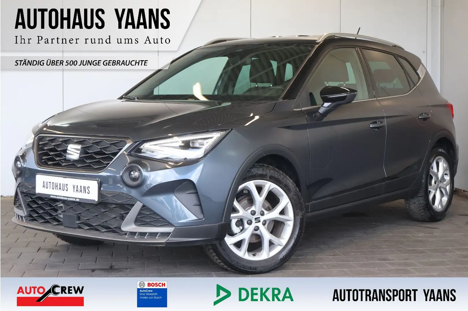 SEAT Arona FR 1.0 TSI AID+CARPLAY+LANE+LED+17" Grau - 1