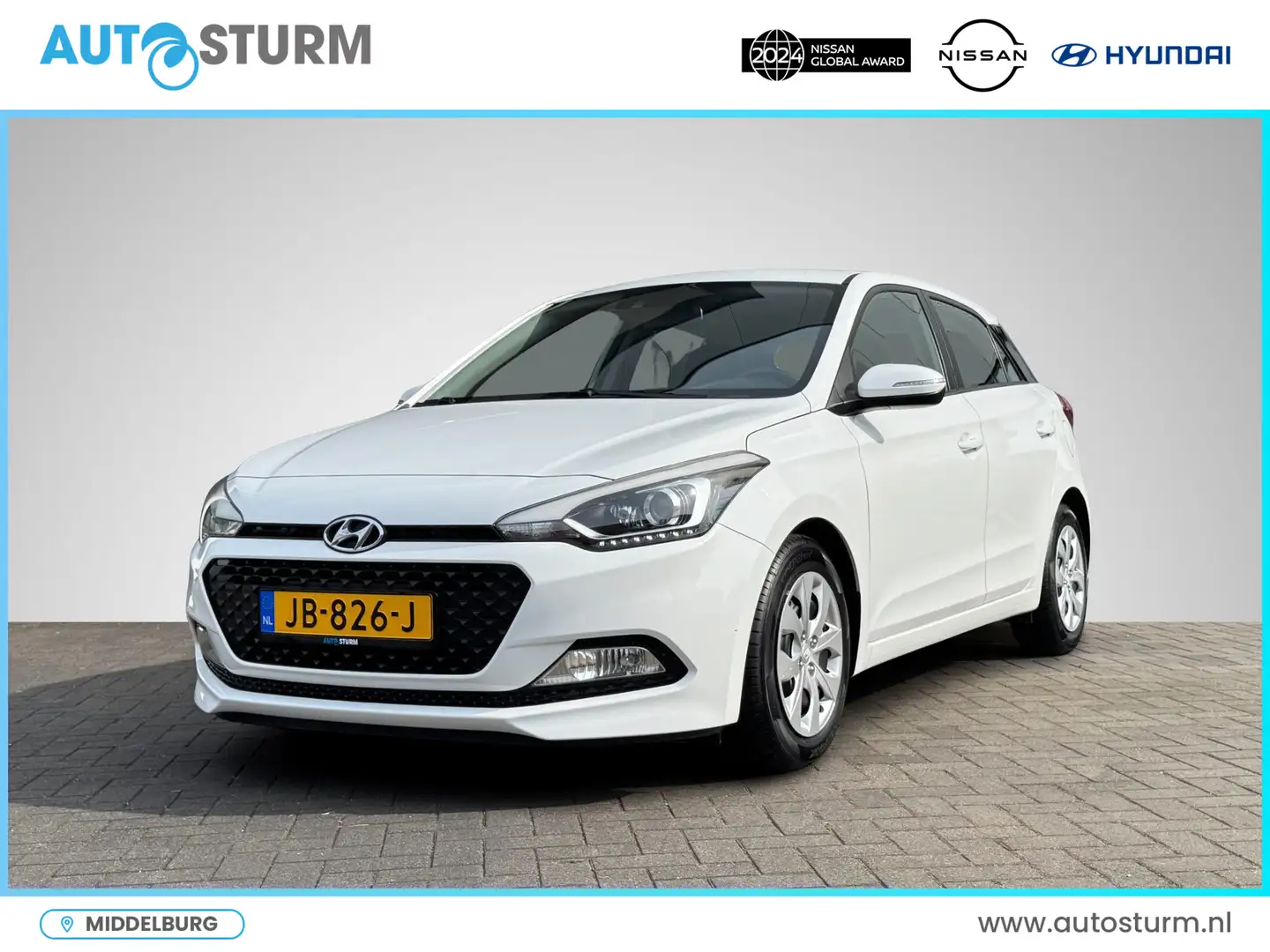 Hyundai i20 1.2 HP i-Motion | Airco | Cruise Control | Radio-C Fehér - 1