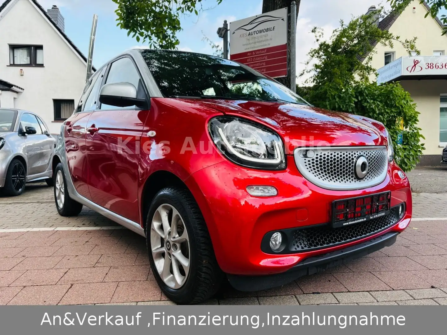smart forFour Passion 90 Ps AUTOM/NAVI/SITZH/PDC/PANO Rot - 1