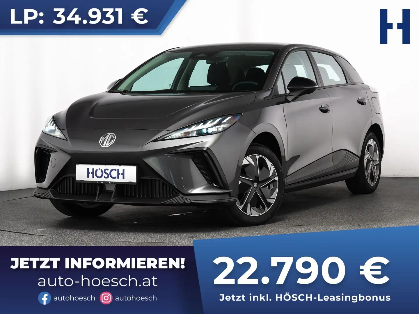 MG MG4 51KWh OHNE KILOMETER TRAUMRABATT Grau - 1