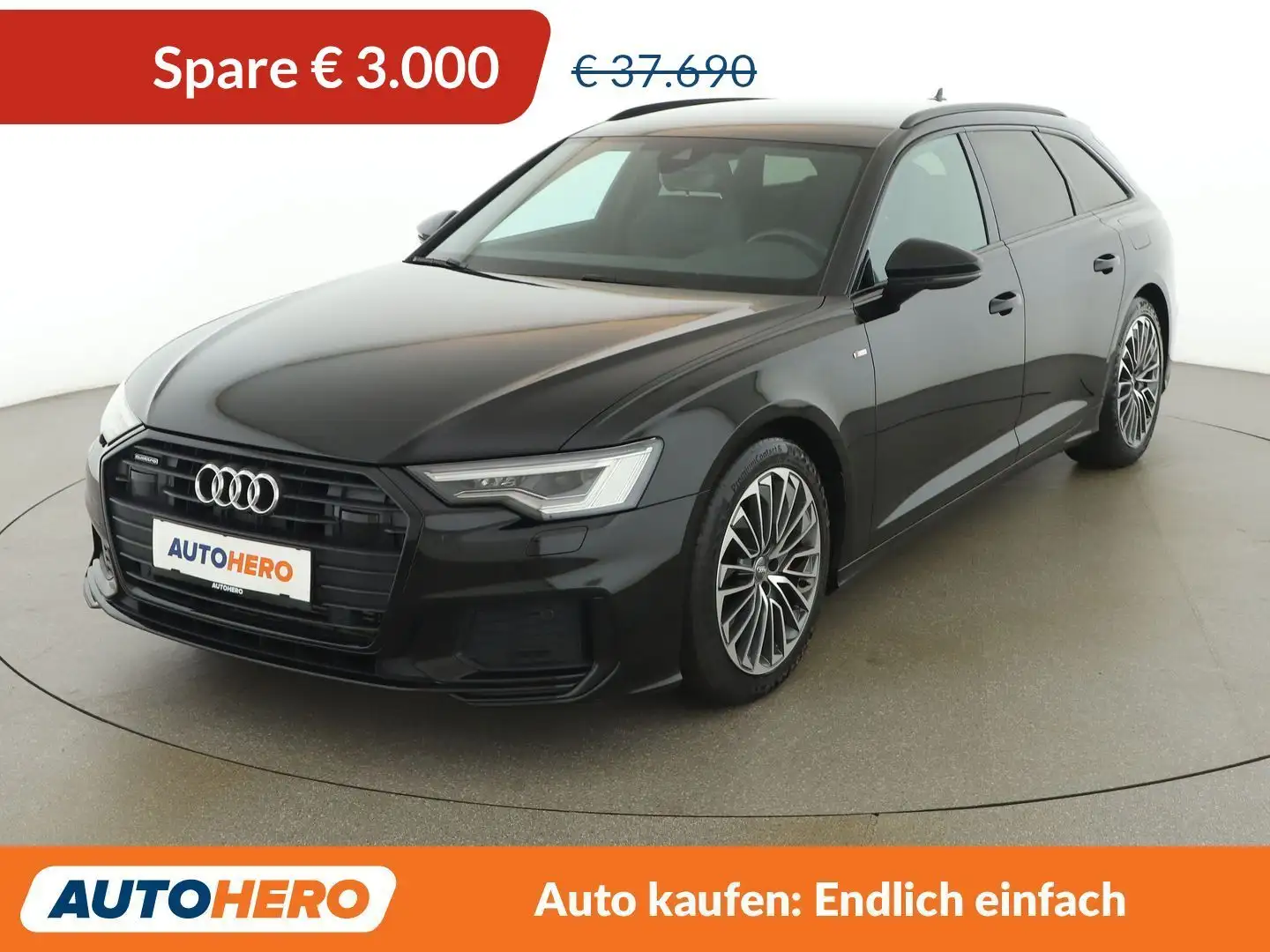 Audi A6 55 TFSIe quattro S-Line Aut. *LED*ACC*SPUR*AKH*CAM Schwarz - 1