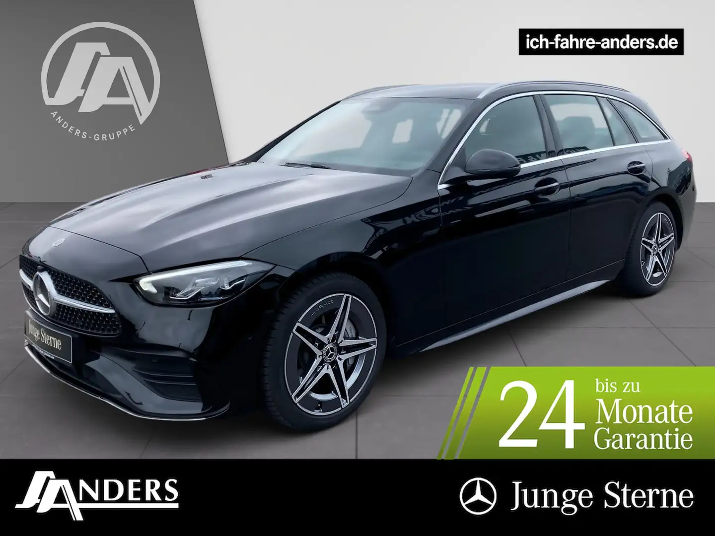 Mercedes-Benz C 220 d T AMG+MBUX+Distr+LED+Kamera+EASY-P+Apple Schwarz - 1