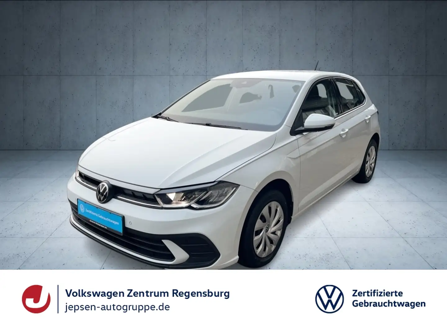 Volkswagen Polo Life 1.0 TSI KlimaA LED Navi PDC SpurH Weiß - 1