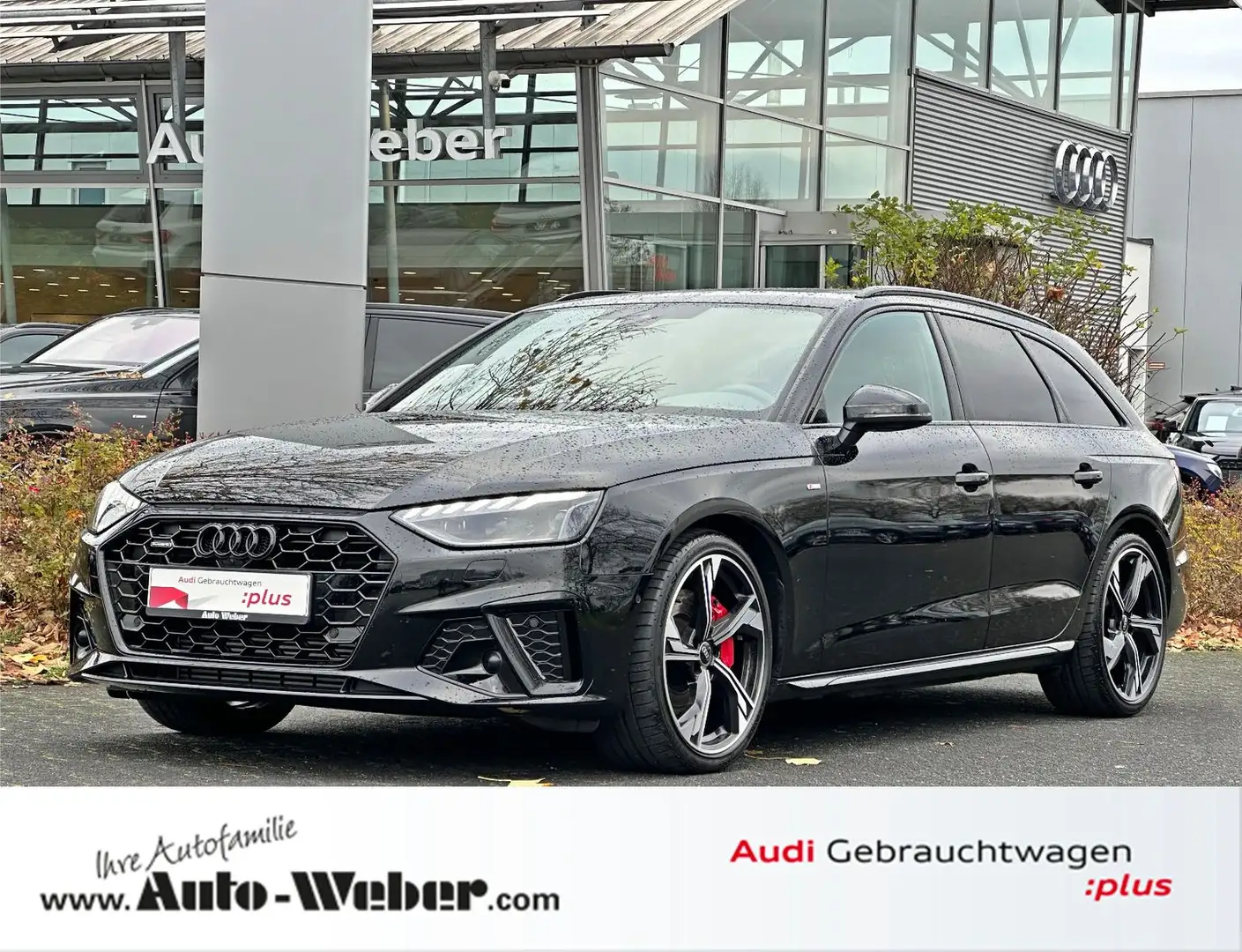 Audi A4 Avant 45TFSI qu comp. S LINE BLACK PANO B&O Schwarz - 1