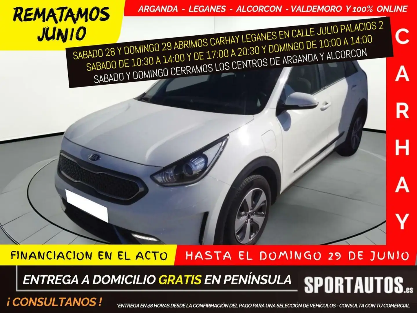 Kia Niro DRIVE PLUG-IN HYBRID 1.6 105CV AT6 E6DT Bianco - 1