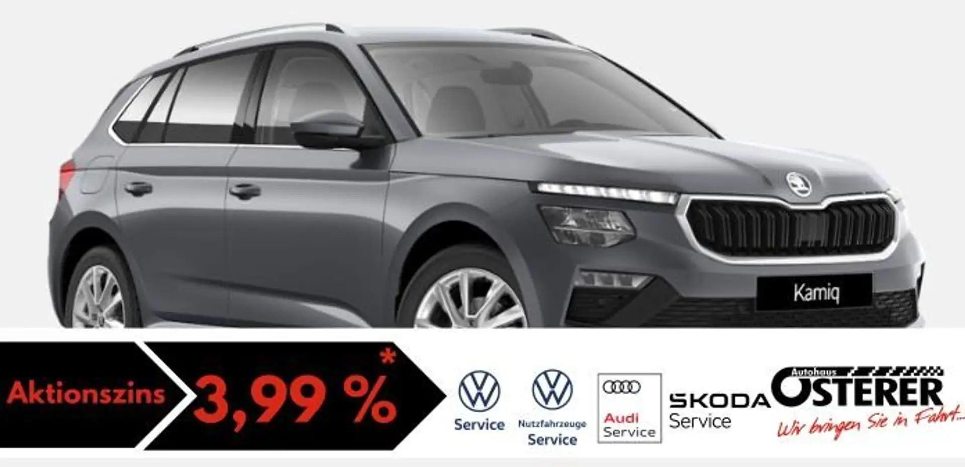 Skoda Kamiq 130 Jahre Premium 1,0 TSI DSG 5 Jahre Garantie Rü Grau - 1