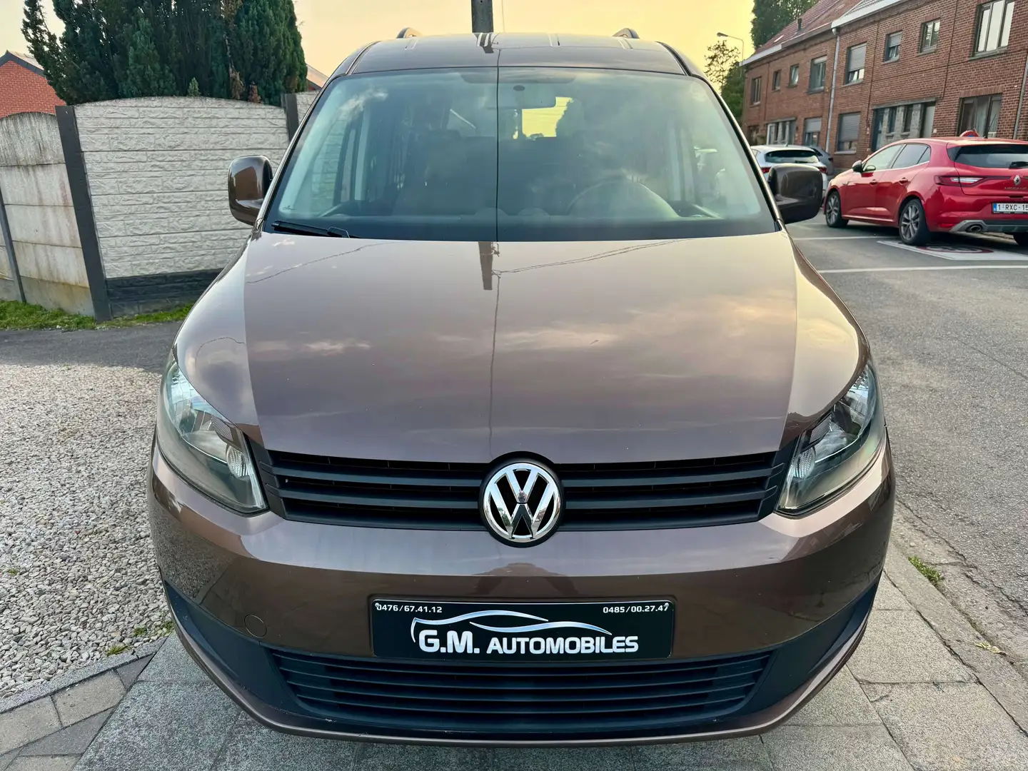 Volkswagen Caddy Maxi 2.0 CR TDi Comfortline BMT*7 PLACES*AIRCO* Marrone - 2