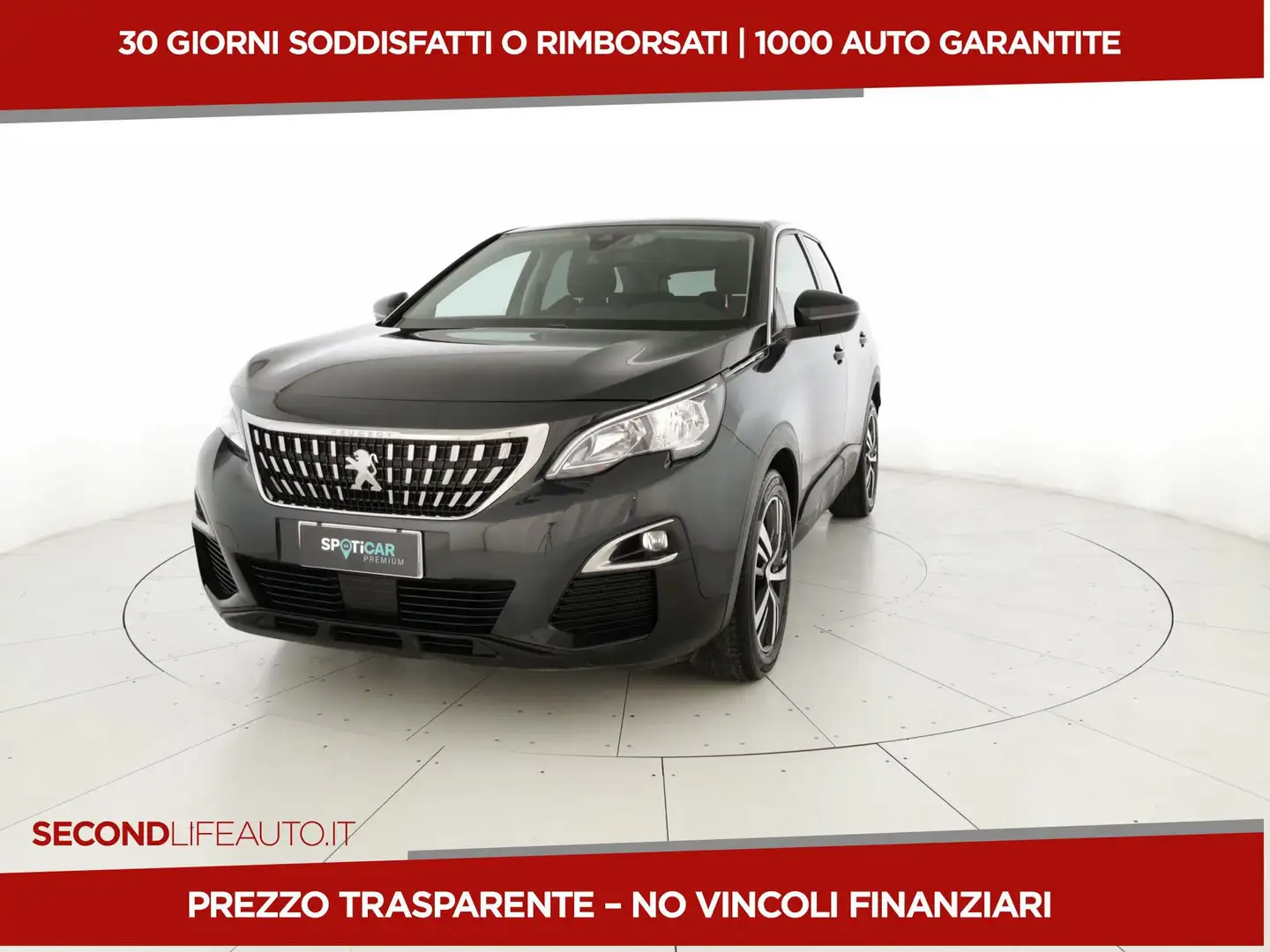 Peugeot 3008 1.5 bluehdi Active s&s 130cv eat8 Nero - 1