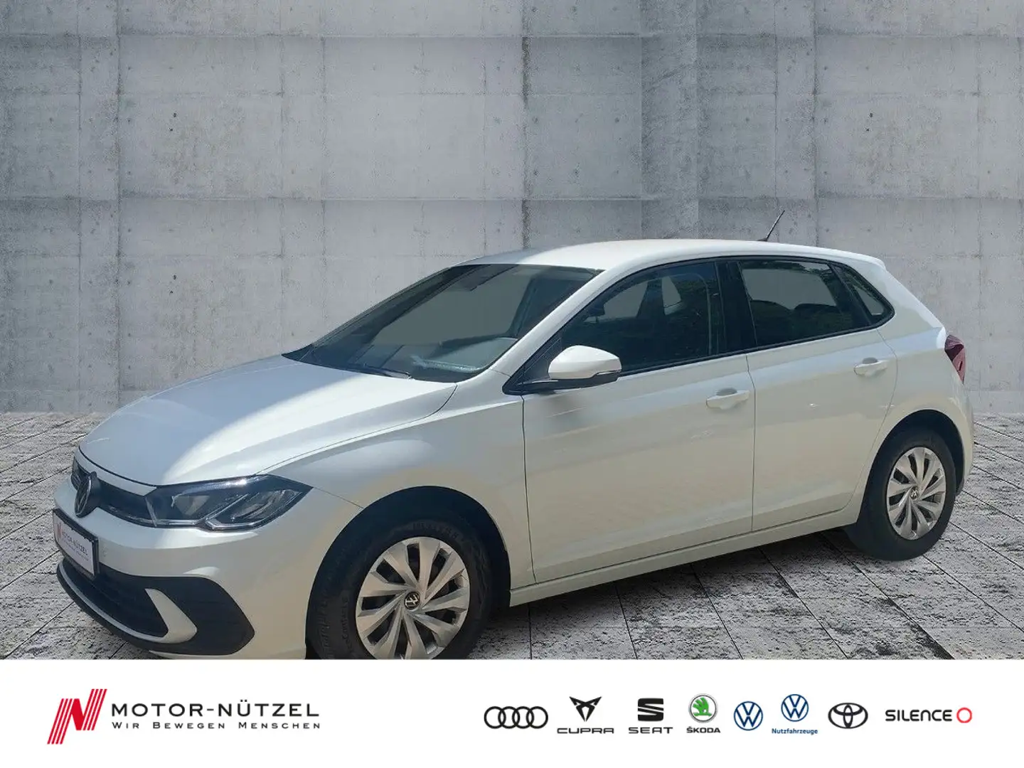Volkswagen Polo 1.0 LIFE LED+NAVI+APP+BT+GRA+2xPDC+KLIMA+VC Weiß - 1