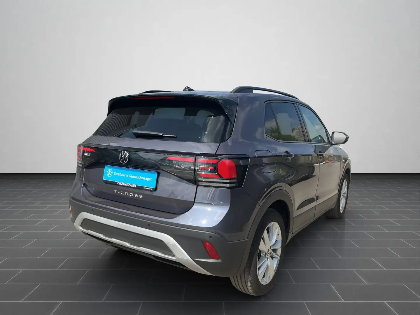 Volkswagen T-Cross 1.0 TSI Life SHZ RFK LED DAB KLIMA Grijs - 2