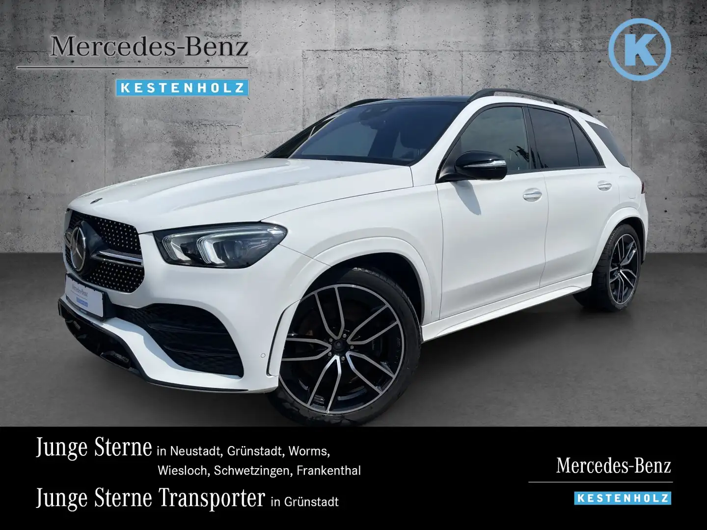 Mercedes-Benz GLE 350 GLE 350 de 4M AMG+NIGHT+AIRM+AHK+DISTR+PANO+BURM Blanco - 1