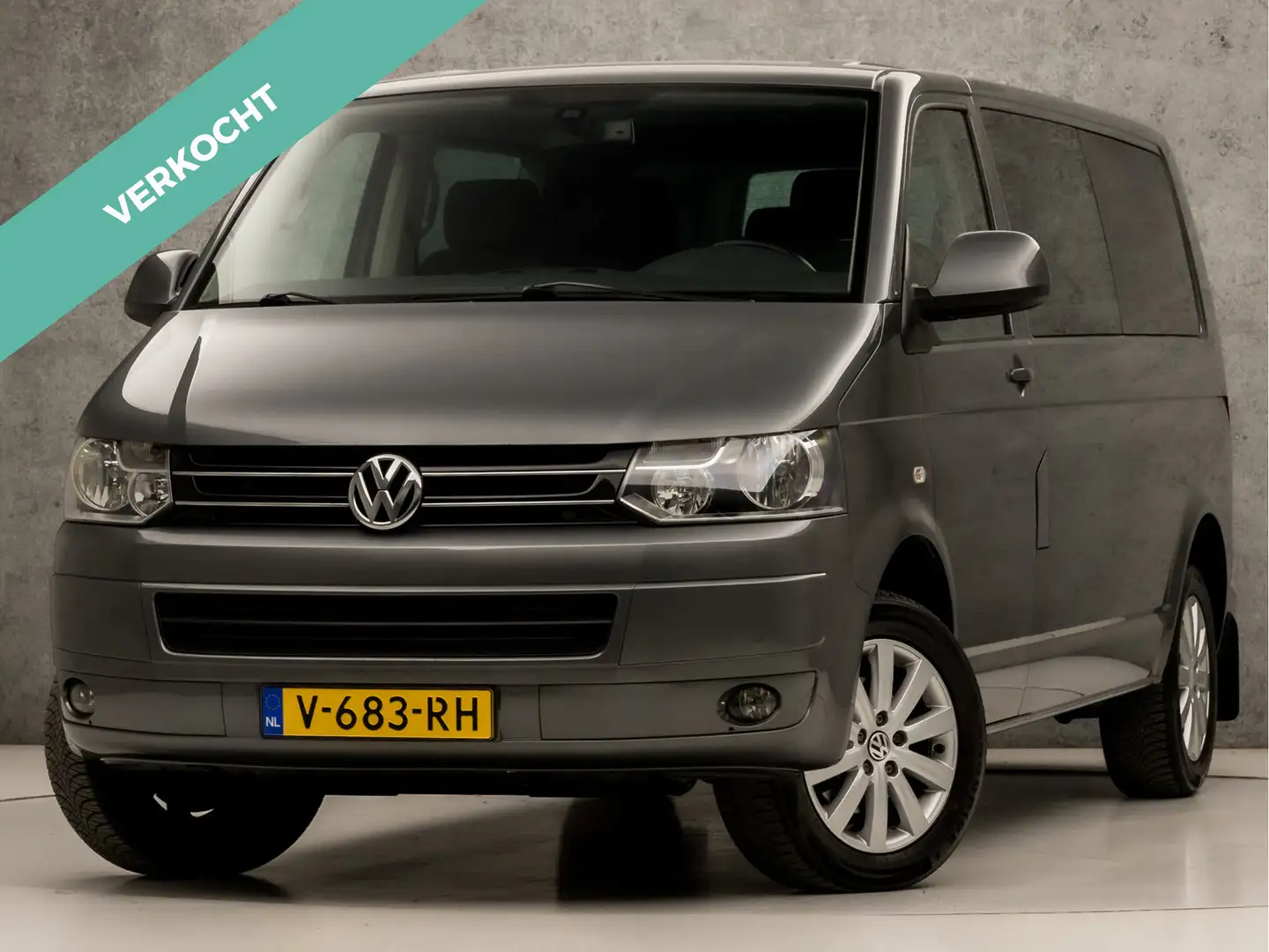Volkswagen T5 Transporter 2.0 TDI L2H1 Caravelle (ELEKTRISCHE SCHUIFDEUREN, Šedá - 1