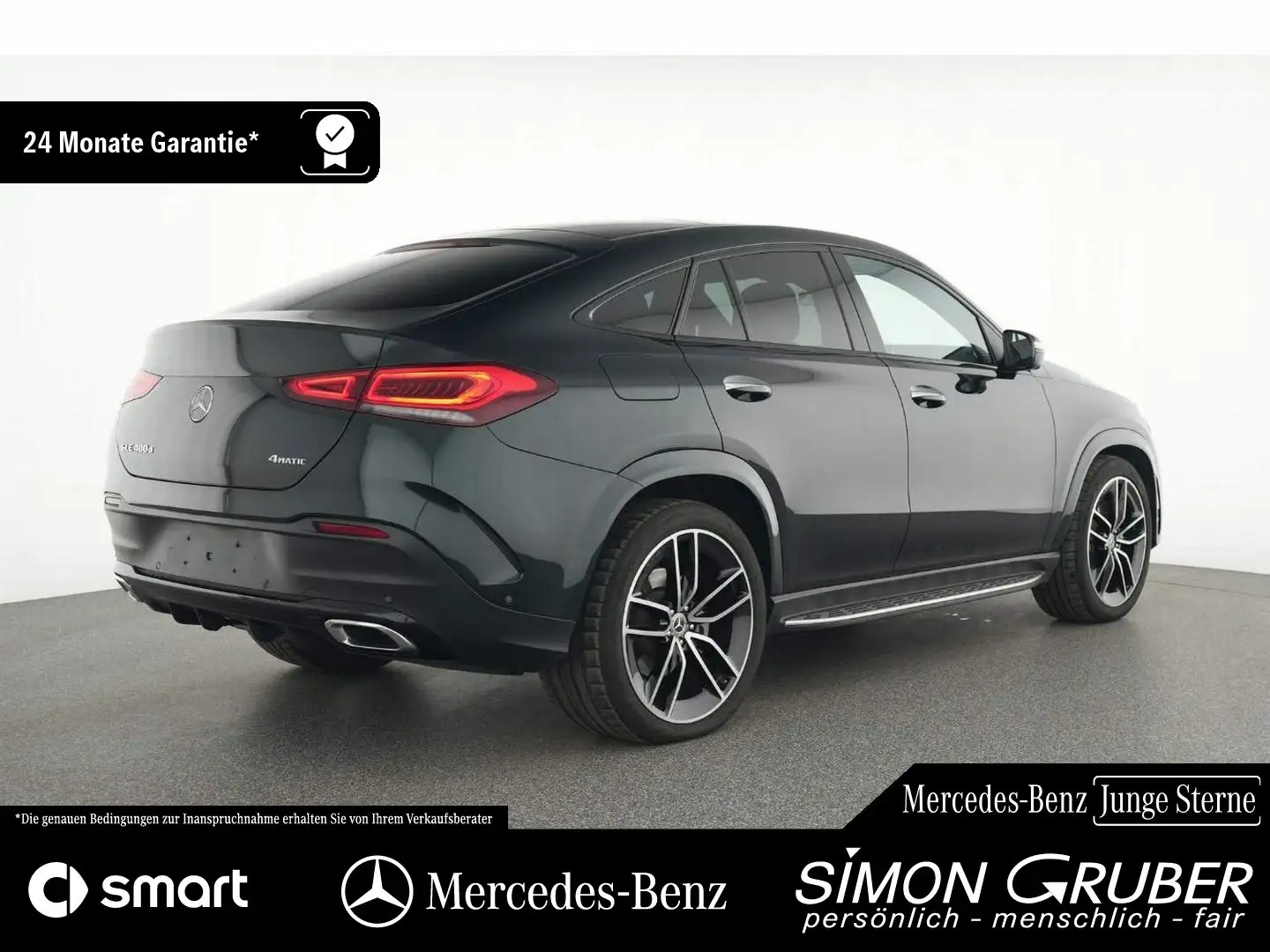 Mercedes-Benz GLE 400 d 4M Coupé AMG Airmatic Pano HUD 22Zoll Zelená - 2