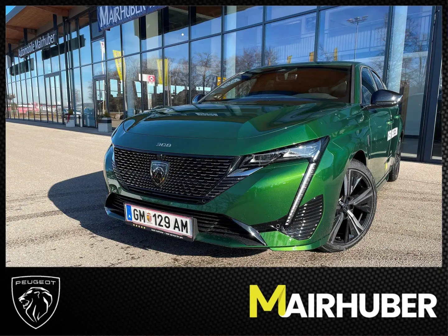 Peugeot 308 Hybrid 180 e-EAT8 GT Pack Grün - 1
