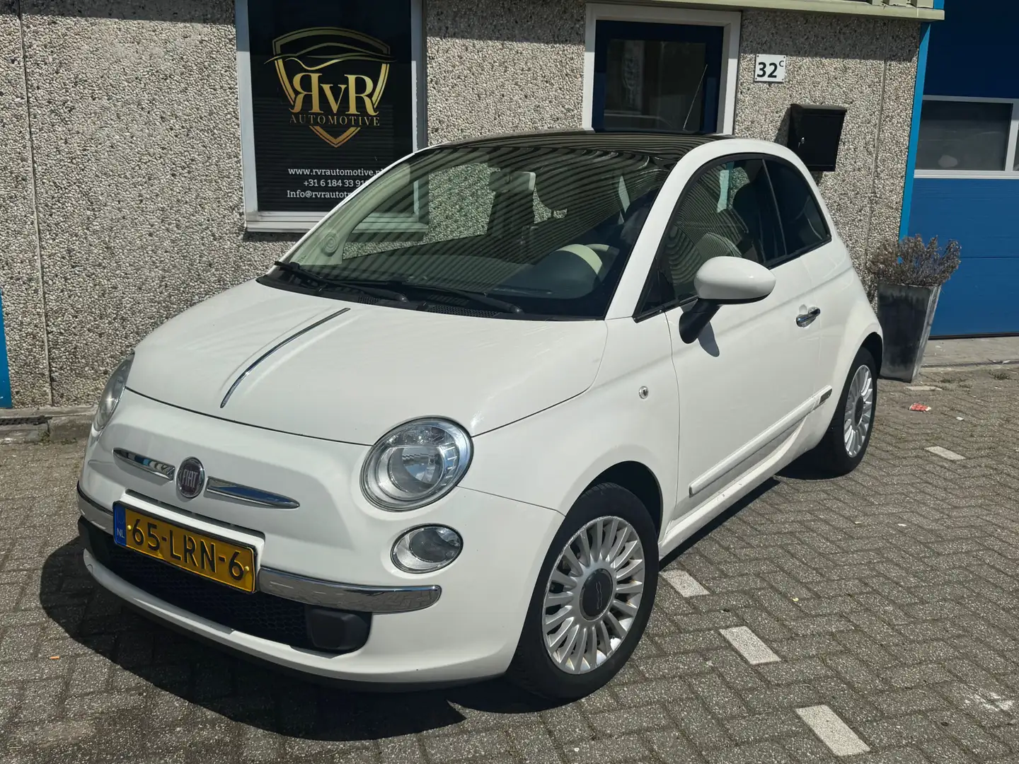 Fiat 500 1.2 Lounge AUT ! PANO ! NWE KOPPELING ! GARANTIE Blanc - 1