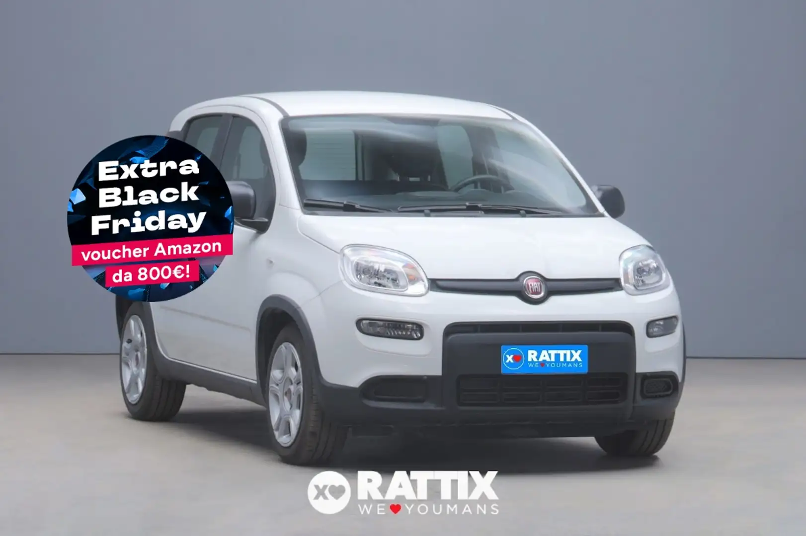 Fiat Panda 1.0 Firefly Hybrid 70CV Blanc - 1