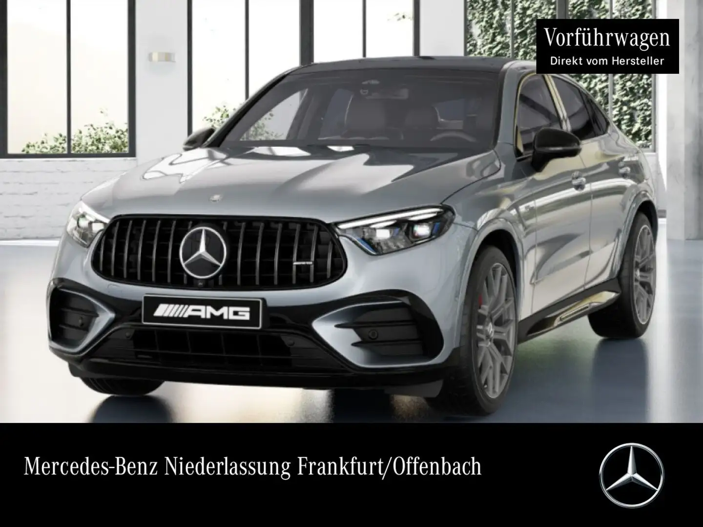 Mercedes-Benz GLC 63 AMG S Cp. Driversp WideScreen Pano HUD PTS Stříbrná - 1