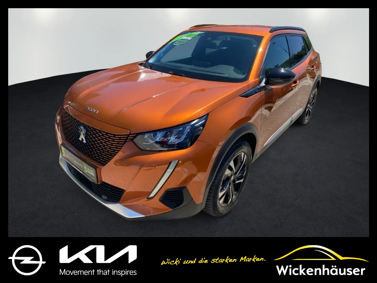 Peugeot 2008 e- 136 Allure Navi Kamera SHZ CarPlay Orange - 1