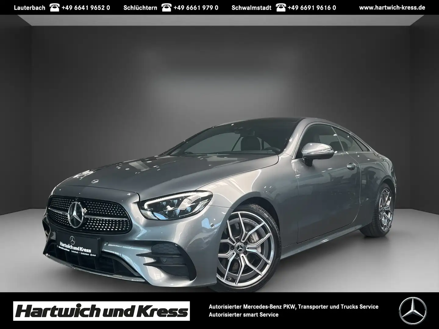 Mercedes-Benz E 300 E 300 AMG Line +Pano+Burmester+Memory+Totwinkel+ Сірий - 1