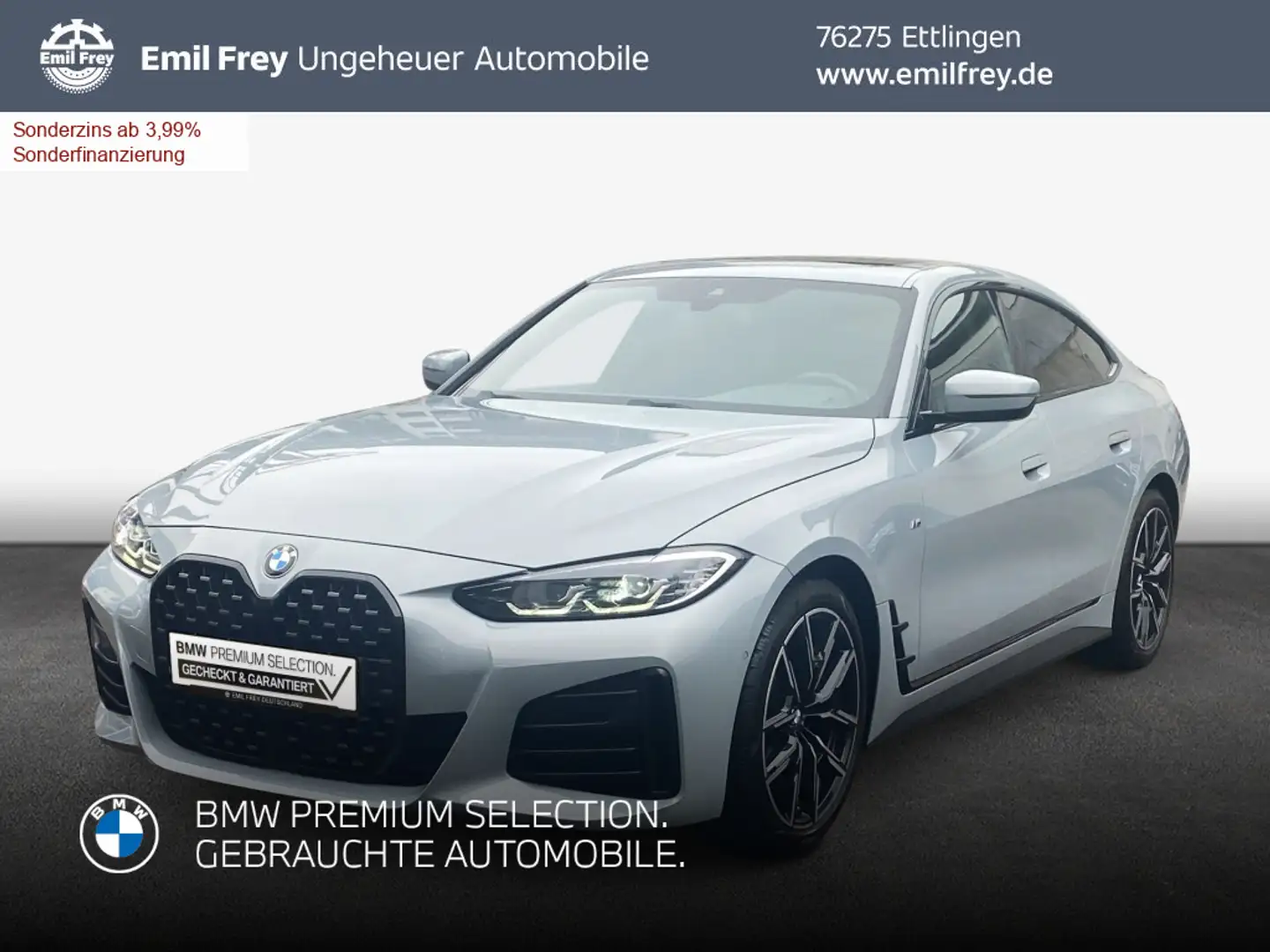 BMW 420 420d Gran Coupe M Sport Grau - 1