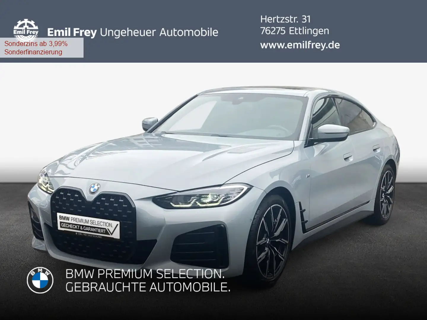 BMW 420 420d Gran Coupe M Sport Gris - 1