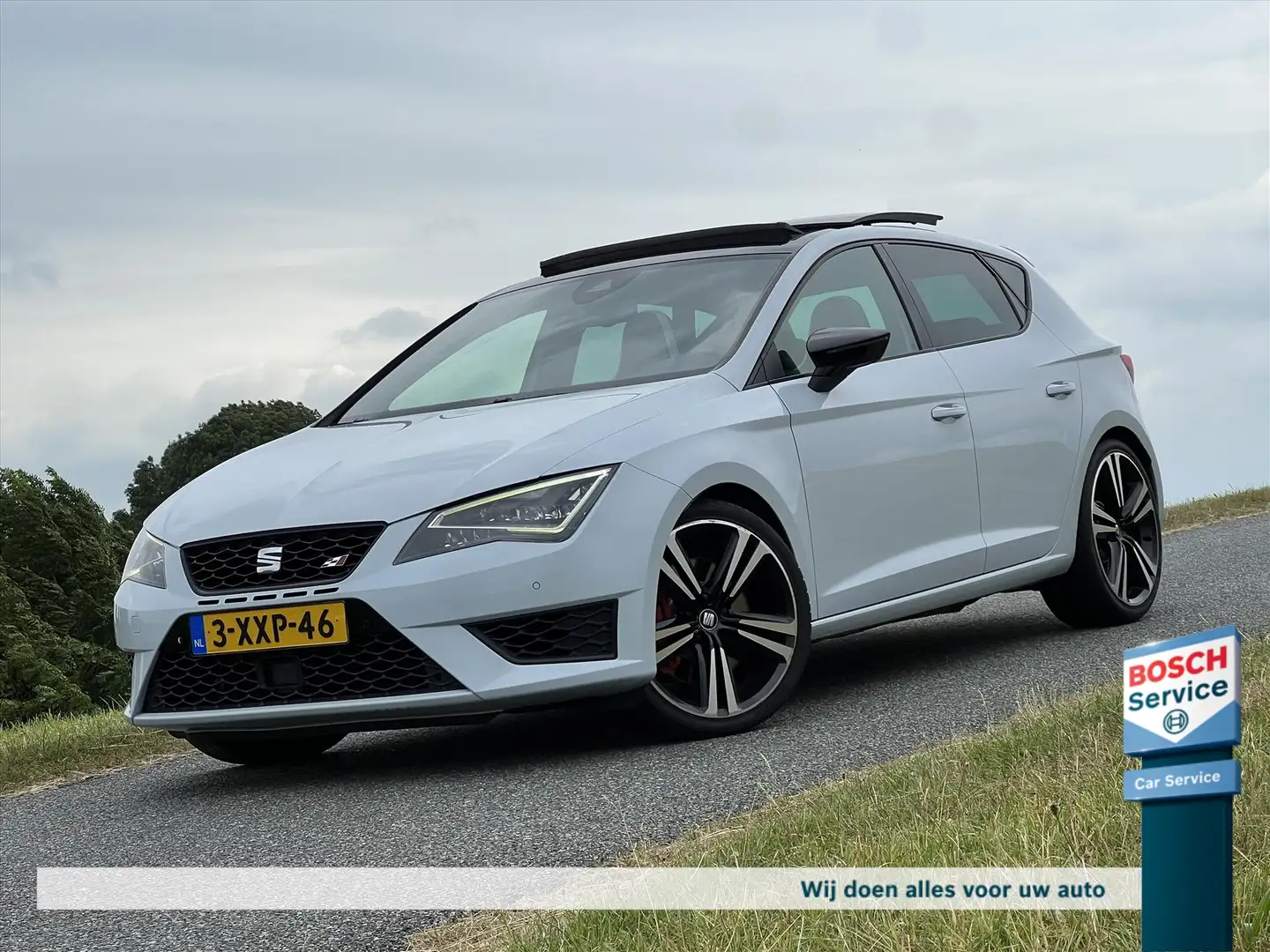 SEAT Leon 2.0 TSI Cupra 420PK / Pano / Schaalstoelen / Custo Gris - 1