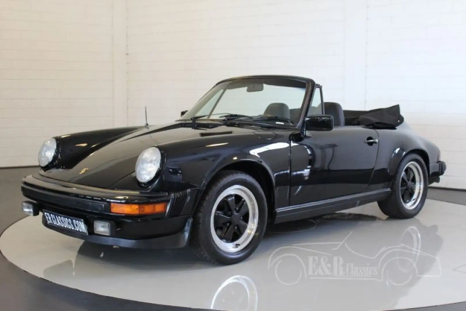 Porsche 911 SC Cabrio H-KZ Motor überholt Zwart - 1