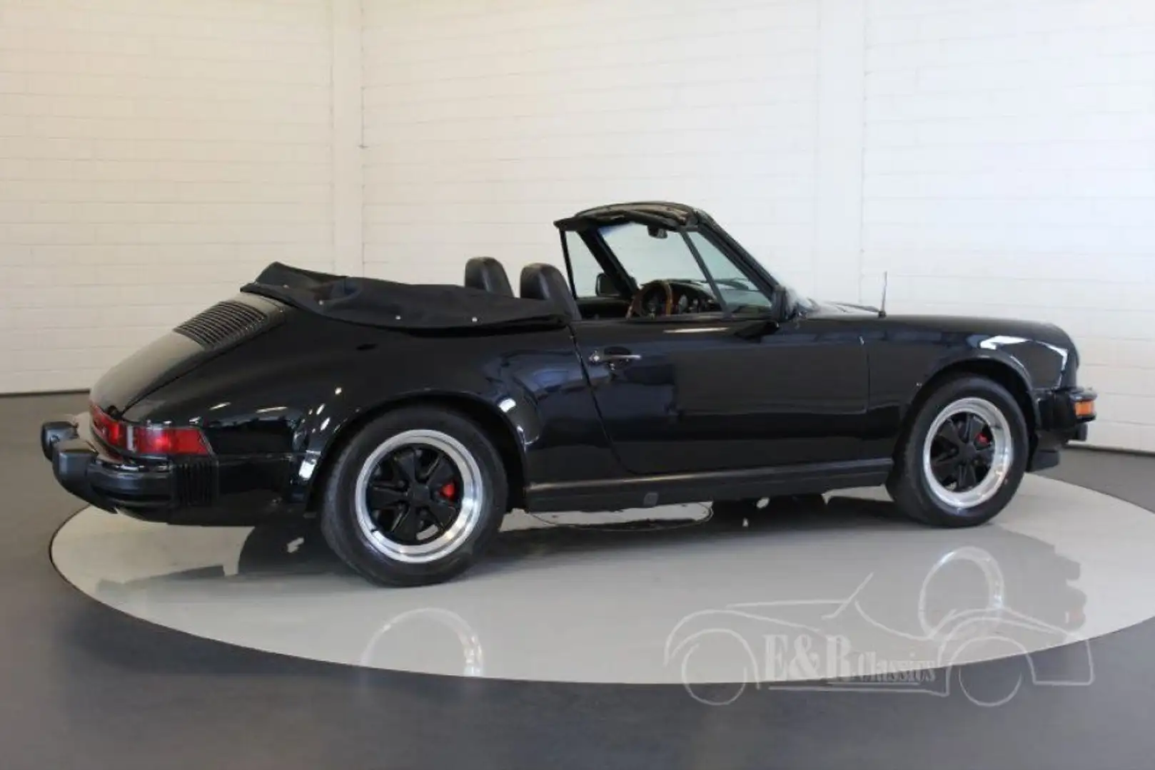 Porsche 911 SC Cabrio H-KZ Motor überholt Zwart - 2