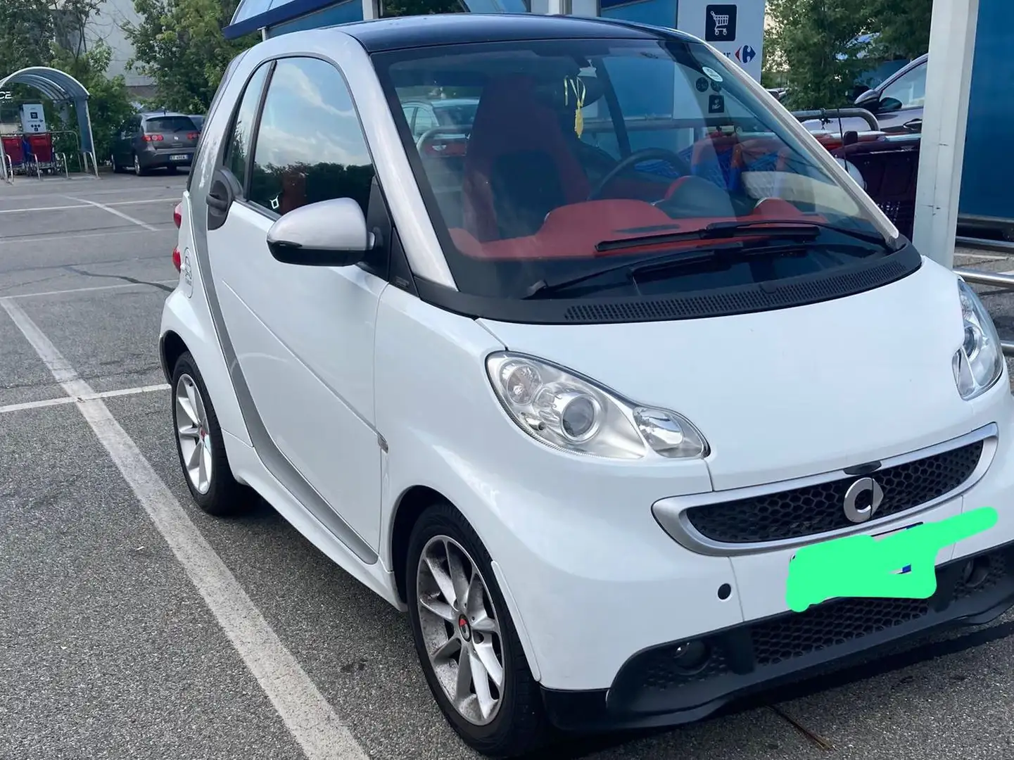 smart forTwo 451 mhd coupe passion Bianco - 1