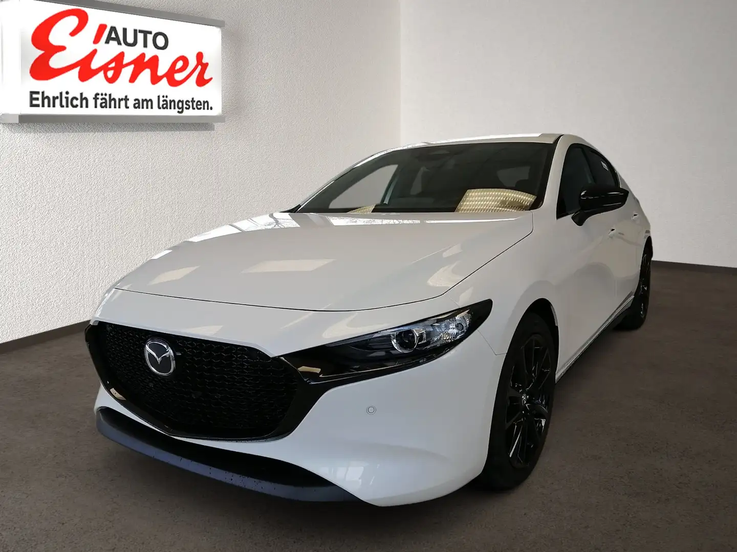 Mazda 3 G140 AT HOMURA 1,99% Leasing Weiß - 2