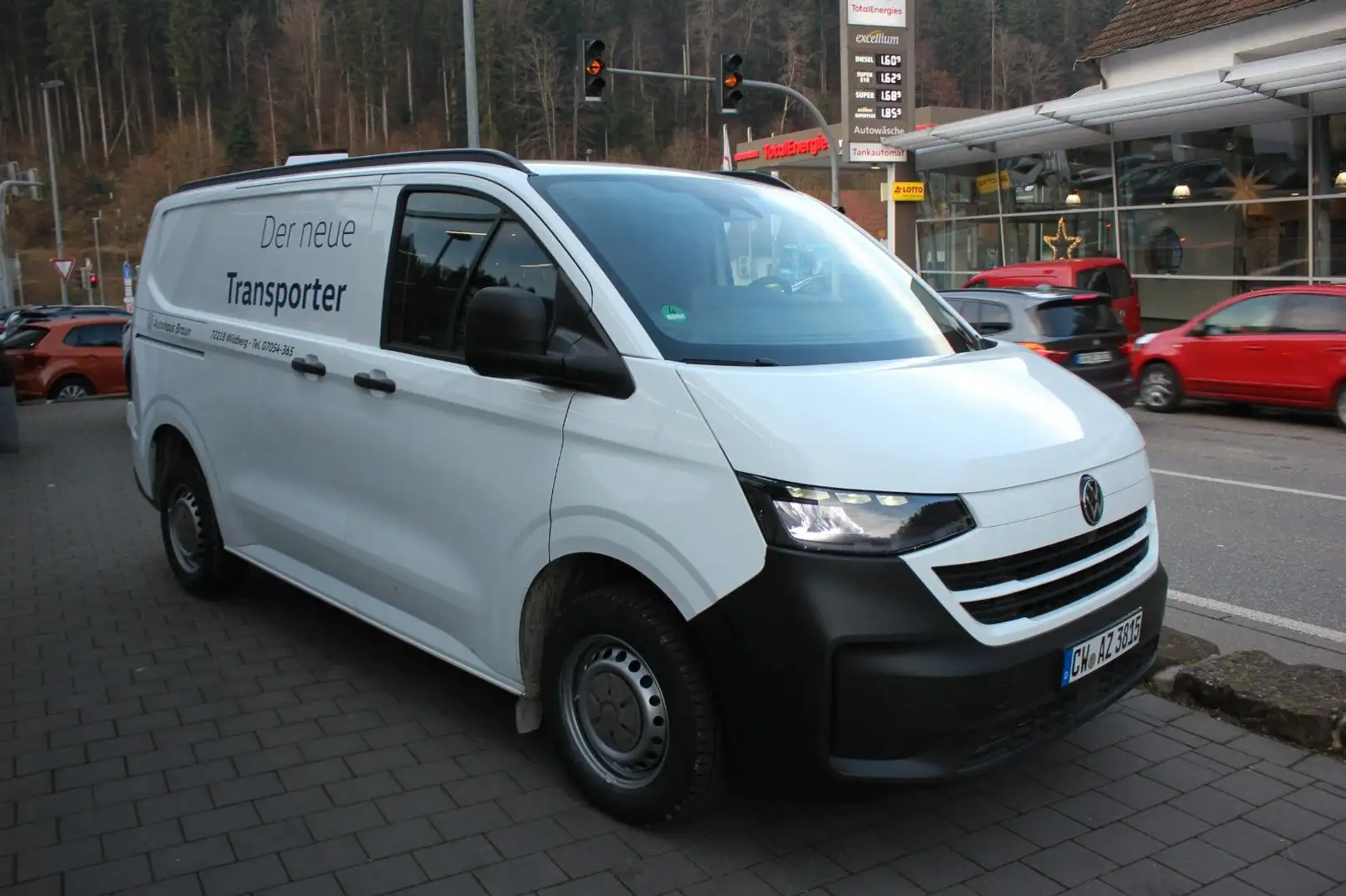 Volkswagen T7 Transporter Kasten 2.0 TDI Klima,LED,PDC, Weiß - 2