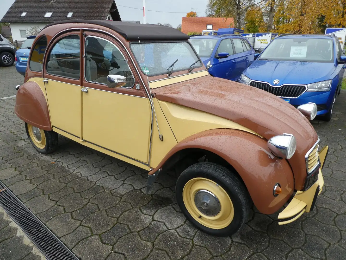 Citroen 2CV *G-Kat* AHK+Voll Dach Sonderanfertigung Beige - 1