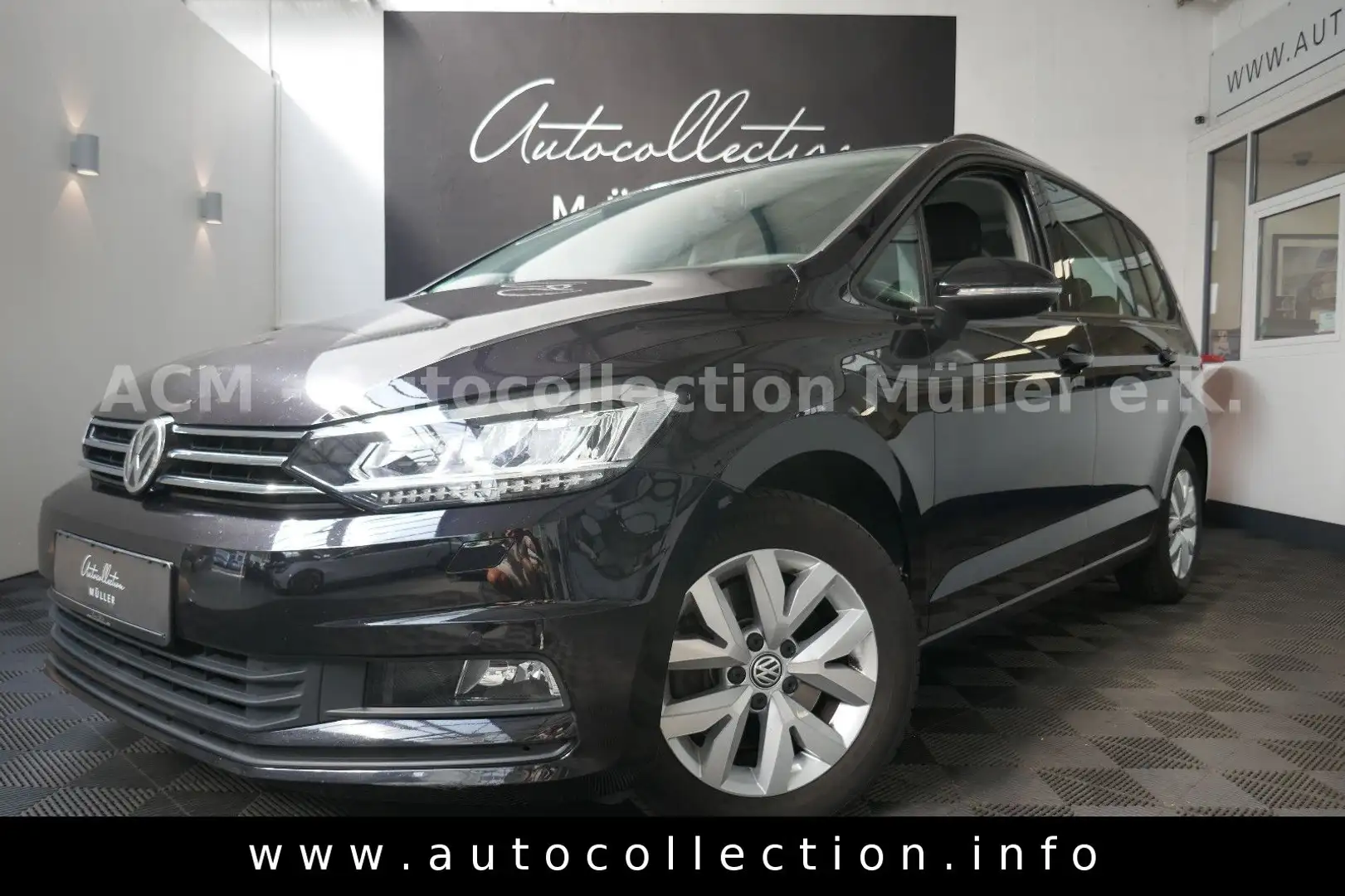 Volkswagen Touran 2.Hand*7-Sitzer*LED*ACC*Navi*Alu*DSG*PDC* Negro - 1