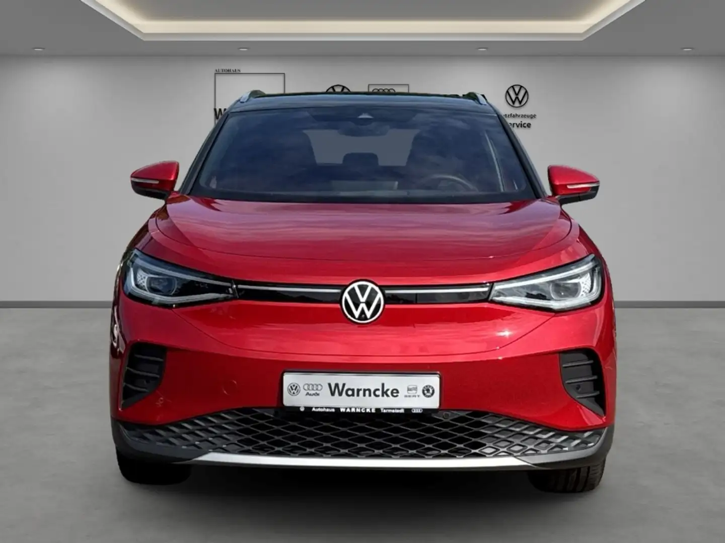 Volkswagen ID.4 Pro Perf 82 kWh AHK Matrix HuD NAV AreaView PDC WP Rojo - 2
