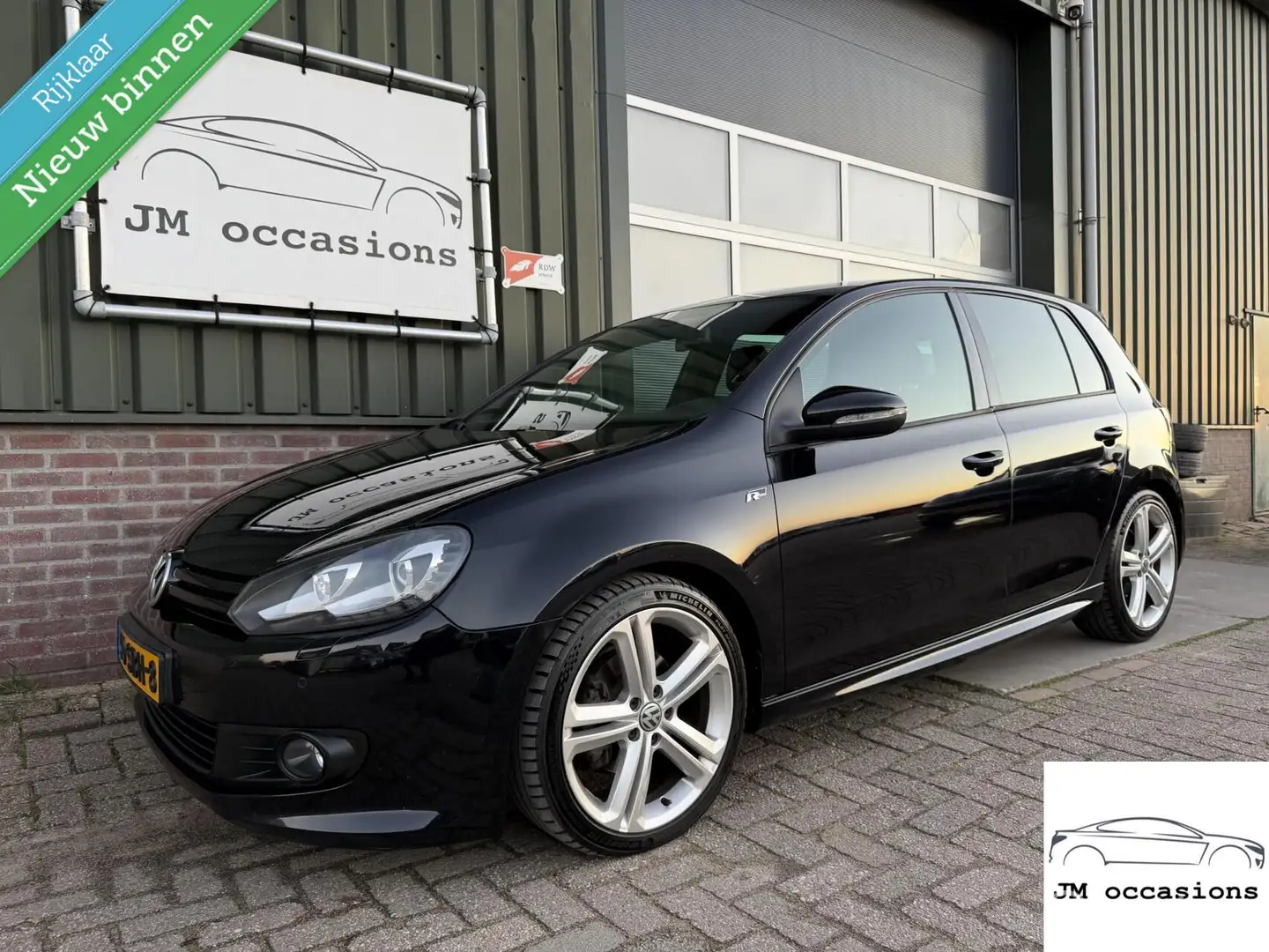 Volkswagen Golf 1.4 TSI DSG R-Line|Clima|Xenon/Led|Navi|Cruise Zwart - 1