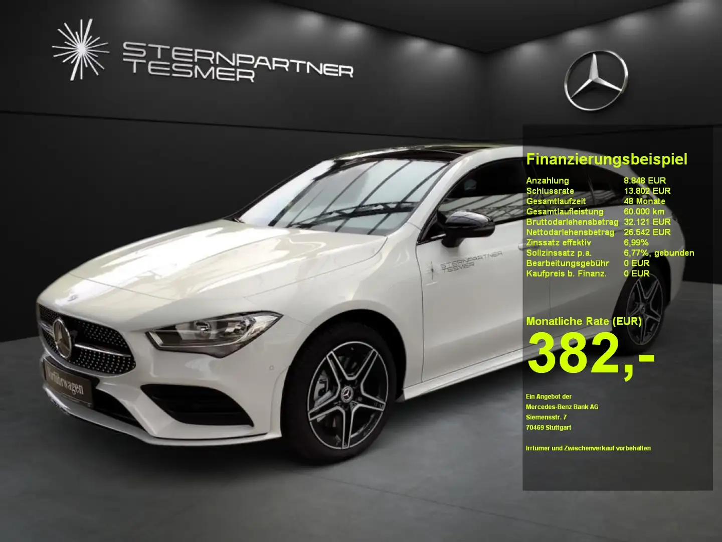 Mercedes-Benz CLA 250 e Shooting Brake AMG+PANO+NIGHT+KAMERA Bílá - 1
